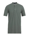 Drumohr Man T-shirt Sage Green Size Xl Cotton