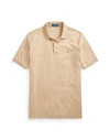 Polo Ralph Lauren Custom Slim Fit Soft Cotton Polo Shirt Man Polo Shirt Camel Size L Cotton In Beige