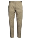 Dolce & Gabbana Man Pants Sage Green Size 40 Cotton, Elastane