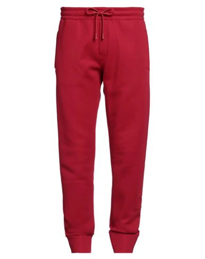 Dolce & Gabbana Man Pants Brick Red Size 38 Cotton, Polyamide, Polyurethane