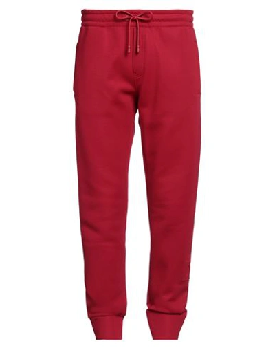 Dolce & Gabbana Man Pants Brick Red Size 40 Cotton, Polyamide, Polyurethane