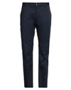 Etro Man Pants Midnight Blue Size 40 Cotton, Elastane