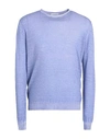 Ploumanac'h Man Sweater Mauve Size 42 Flax, Cotton In Purple