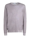 Ploumanac'h Man Sweater Taupe Size 42 Flax, Cotton In Grey