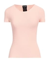Giorgio Armani Woman Sweater Blush Size 14 Viscose, Polyester In Pink