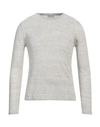 Brooksfield Man Sweater Ivory Size 40 Linen, Cotton In White