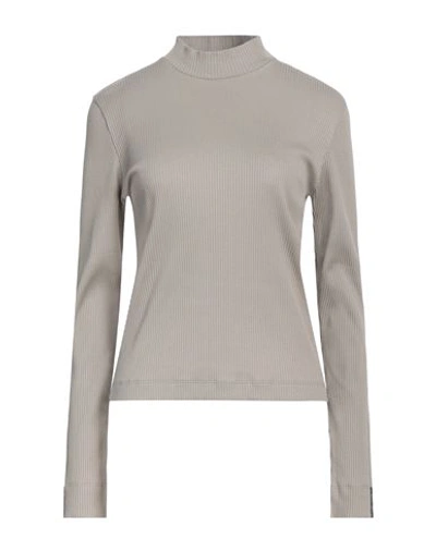 Brunello Cucinelli Woman Turtleneck Grey Size 3xl Cotton