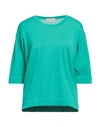 Drumohr Woman Sweater Green Size L Cotton In Green