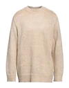 Maison Margiela Man Sweater Beige Size Xl Linen