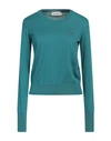 Vivienne Westwood Woman Sweater Pastel Blue Size M Cotton