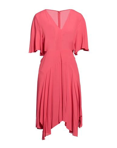 Patrizia Pepe Woman Mini Dress Coral Size 8 Viscose In Red