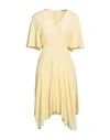 Patrizia Pepe Woman Mini Dress Yellow Size 6 Viscose