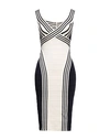 Elisabetta Franchi Woman Midi Dress Navy Blue Size 4 Viscose, Polyamide