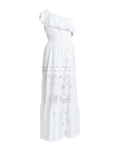 Temptation Positano Woman Maxi Dress White Size S Cotton