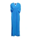 Fisico Cristina Ferrari Fisico Woman Midi Dress Bright Blue Size L Viscose