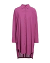 Fisico Woman Mini Dress Mauve Size L Viscose In Purple