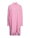 FISICO FISICO WOMAN MINI DRESS PINK SIZE S VISCOSE