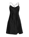 Rejina Pyo Woman Mini Dress Black Size 6 Viscose, Nylon In Black