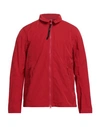 Aspesi Stringa Jacket In Red Taffeta