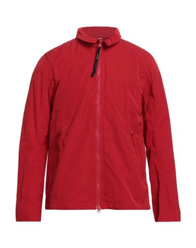 Aspesi Stringa Jacket In Red Taffeta