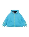 Khrisjoy Babies'  Toddler Girl Jacket Sky Blue Size 4 Polyester, Elastane