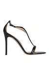 Gianvito Rossi Woman Sandals Black Size 6 Soft Leather