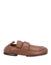 Dries Van Noten Man Loafers Brown Size 9 Soft Leather