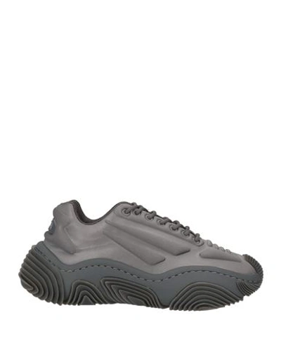 Alexander Wang Man Sneakers Lead Size 6 Textile Fibers In Grey