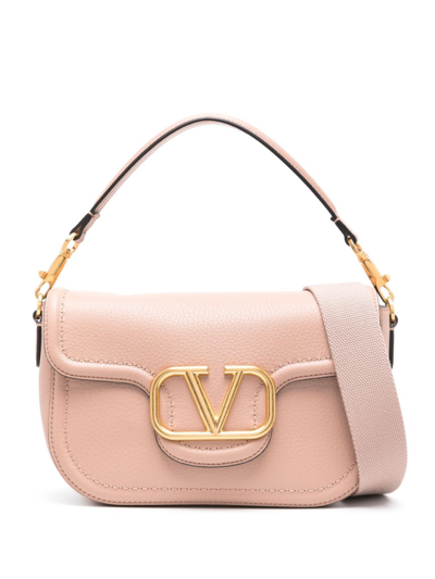Valentino Garavani Pink Alltime Leather Shoulder Bag