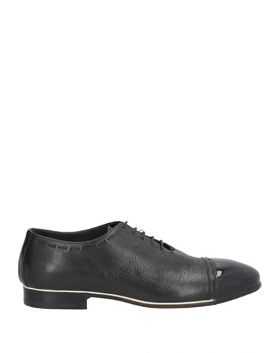 Attimonelli's Man Lace-up Shoes Black Size 8 Leather