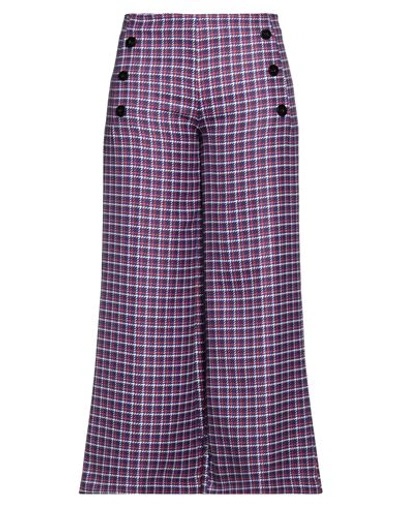 Simona Corsellini Woman Pants Bright Blue Size 10 Polyester, Viscose