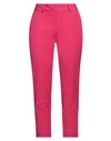 Simona Corsellini Woman Pants Fuchsia Size 8 Polyester, Viscose, Elastane In Pink