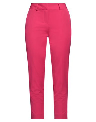 Simona Corsellini Woman Pants Fuchsia Size 8 Polyester, Viscose, Elastane In Pink