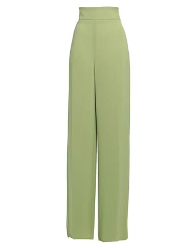 Max Mara Studio Woman Pants Acid Green Size 12 Triacetate, Polyester