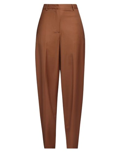 Roberto Collina Woman Pants Brown Size L Wool