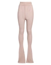 Andreädamo Andreādamo Woman Pants Blush Size Xs Viscose, Polyester, Polyamide, Elastane In Neutral