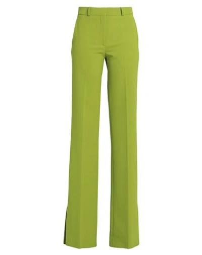 Del Core Woman Pants Green Size 4 Polyester, Virgin Wool, Elastane, Cotton