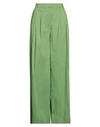 Jijil Woman Pants Green Size 8 Cotton, Polyamide, Elastane