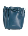 Mansur Gavriel Woman Cross-body Bag Navy Blue Size - Soft Leather