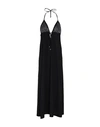 Balmain Woman Cover-up Black Size L Polyester