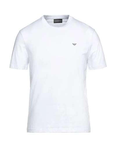 Emporio Armani Man Undershirt White Size L Cotton