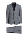 Bernese Milano Man Suit Light Grey Size 42 Polyester, Rayon, Elastane