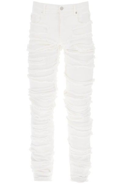 Alyx Ripped Effect Skinny Jeans In White