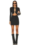 Superdown Sarah Cut Out Dress In Black