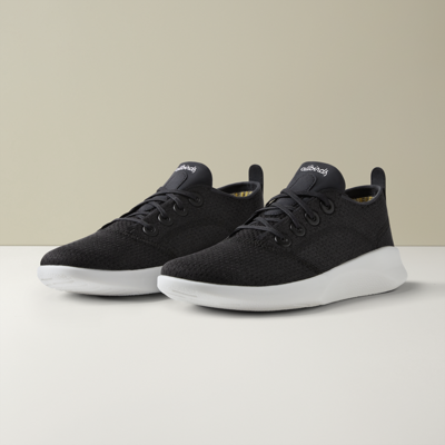 Allbirds Men's Superlight Tree Runners In Natural Black/dark Grey