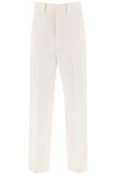Casablanca White Wool Trousers