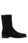 DRIES VAN NOTEN DRIES VAN NOTEN MAN BLACK CALFHAIR ANKLE BOOTS