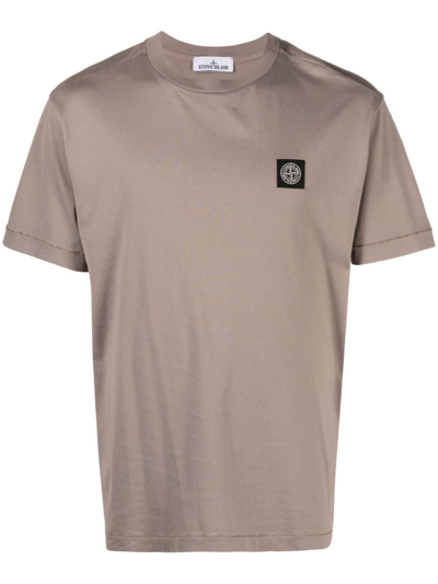 Stone Island T-shirt Clothing In Grey