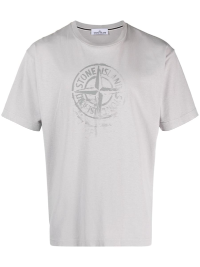 Stone Island T-shirt Clothing In Grey