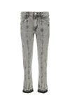 ISABEL MARANT ÉTOILE ISABEL MARANT ETOILE WOMAN GREY DENIM SULANOA JEANS